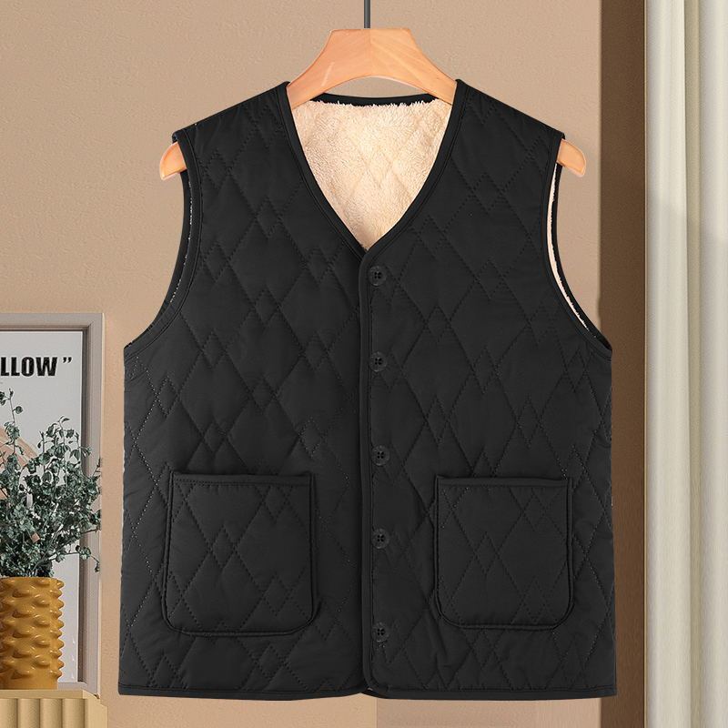 🔥🔥Vestă nouă, subțire și călduroasă, fără mâneci, pentru toamnă și iarnă-4102821