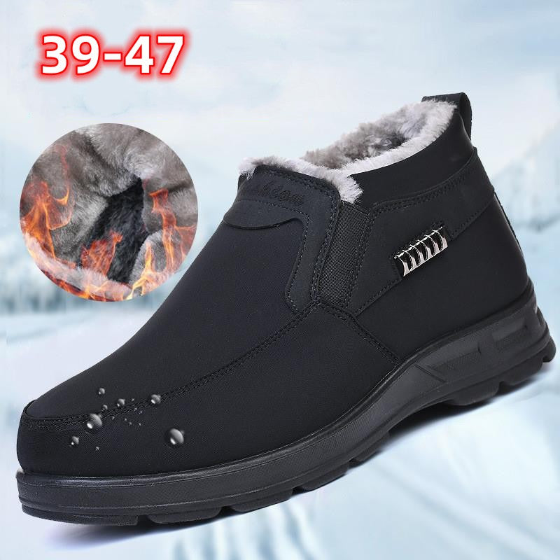 👞 Zimní sleva -50% 🔥🔥【39-47】Zimní boty, zateplené a zesílené, voděodolné a teplé-4189371