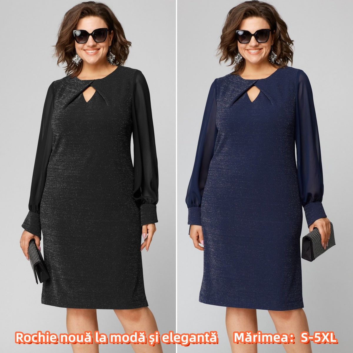 【S-5XL】Rochie nouă la modă și elegantă-3843880