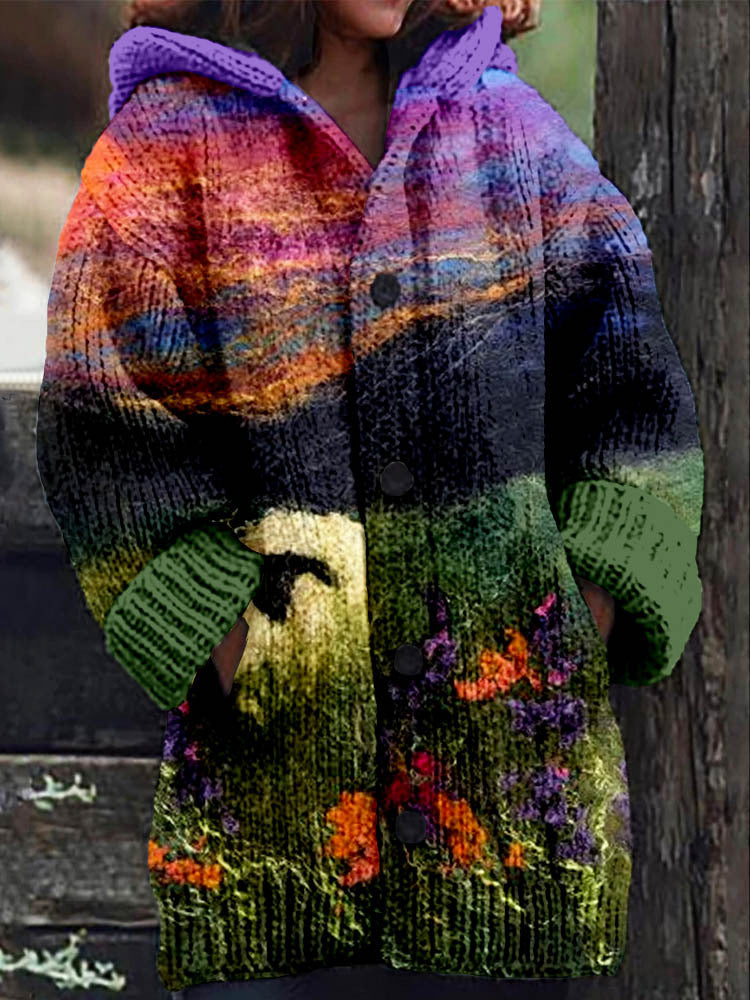 🏆【Kiváló minőségű pulóver】【S-6XL】🥰Új kényelmes retro kardigán pulóver