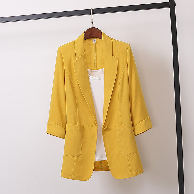 🔥【Cumpără 1 primești 1 gratis】2025 nou costum blazer de dama marime plus, casual si versatil-3914062