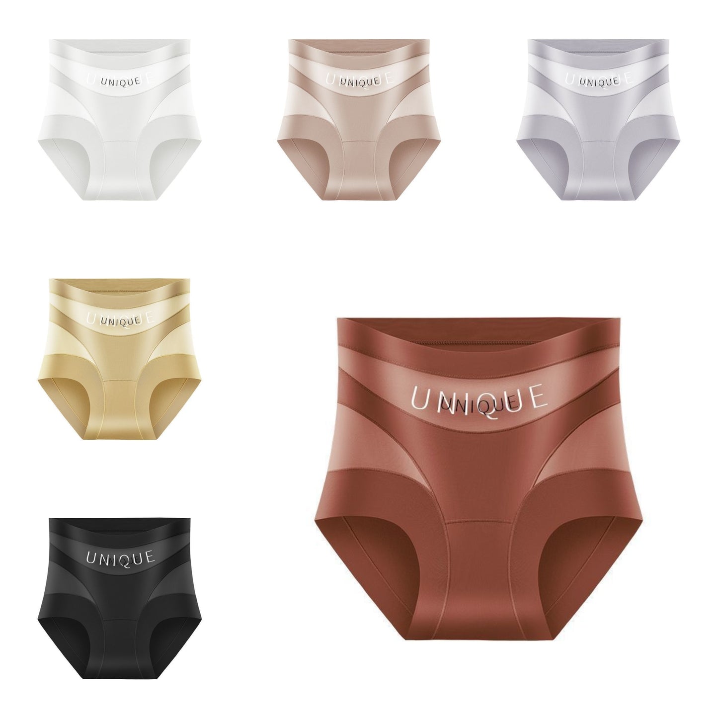 【6 artículos】- Oferta de último día💥 Ropa interior de alto ajuste, cómoda, sin costuras y transpirable que reafirma el abdomen.