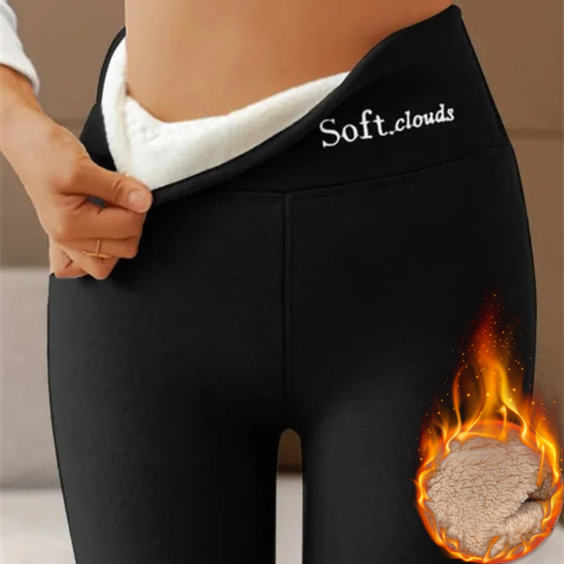 【🥶Kupite 1, dobite 1 gratis】🔥【S-5XL】Nove modne hlače z visokim pasom, tople hlače, bombažne hlače