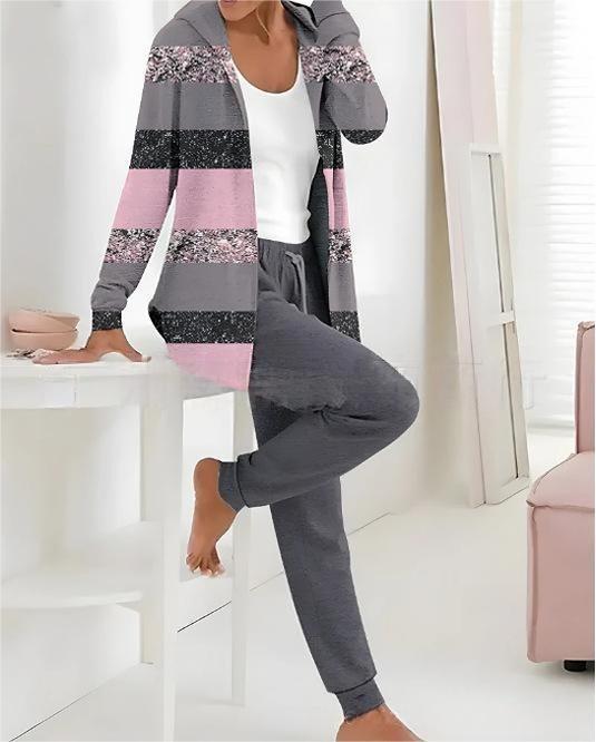 💃Novo - Posebna ponuda💖 Jesen 2025. Novi jednostavni pamučni komplet odijela-4189375