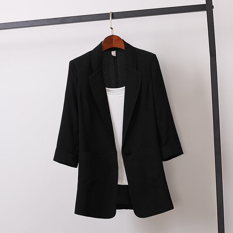 🔥【Cumpără 1 primești 1 gratis】2025 nou costum blazer de dama marime plus, casual si versatil-3914062
