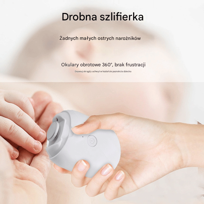 💅 Wyprzedaż! ✨ Automatyczny pilnik do paznokci (1 sztuka) do bezpiecznej i delikatnej pielęgnacji paznokci 👶🔧-4194246