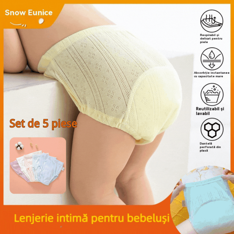 【Cumpără 5, primești 5 gratis】👶【1 set de 10 bucăți】Scutece reutilizabile pentru bebeluși-4038270