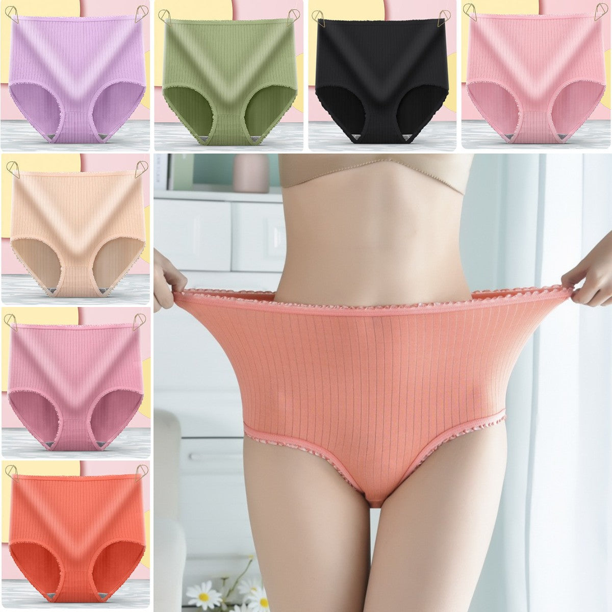 Ultima zi 50% reducere - Chiloți antibacterieni impermeabili cu talie înaltă