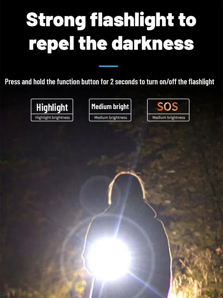 🎁🎁Svítilna 2 v 1 Arc pro sebeobranu-4177404