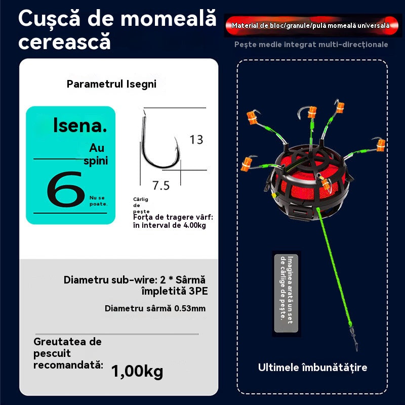 Nowa klatka na przynętę typu bottom-up, klatka na przynętę typu block-3999127
