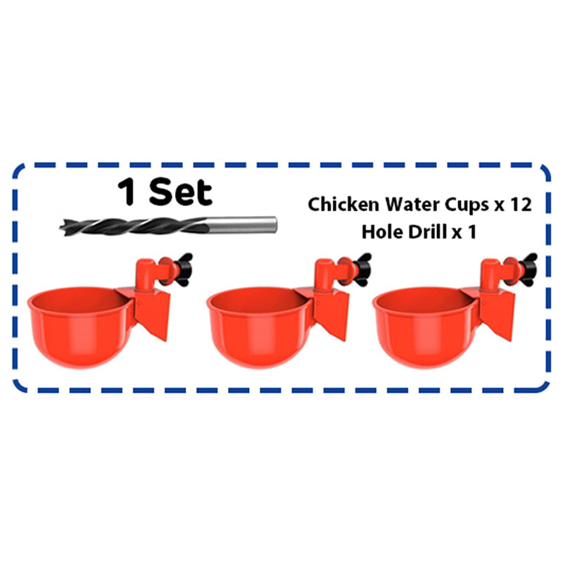 🔥🐔【Cumpărați 10 și primiți 10 gratuit】【20 buc】Bol de băut automat pentru păsări de curte-3981744