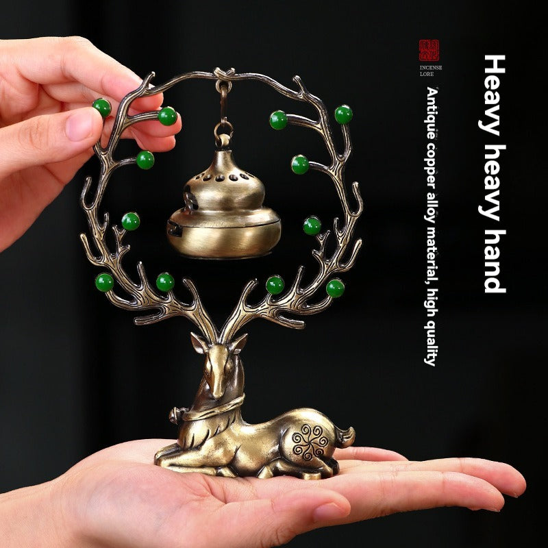 🦌Bogăție prosperă, viață lungă, arzător de tămâie + ornamente pentru aromoterapie