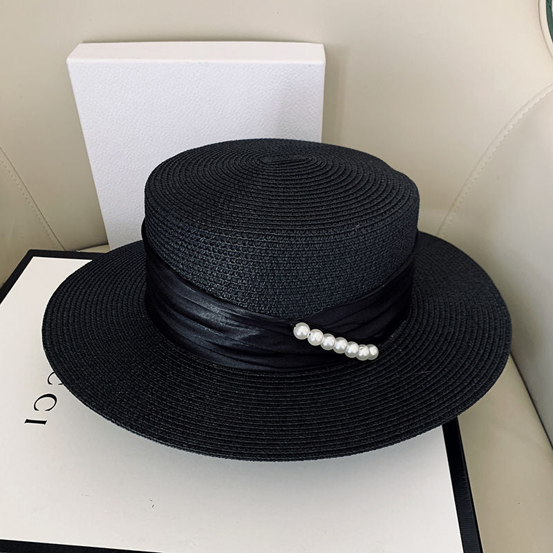 2024 nouă pălărie de soare de vară pearl doamnelor