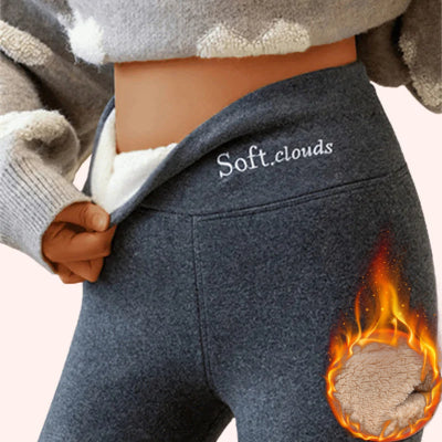 【🥶Kupite 1, dobite 1 gratis】🔥【S-5XL】Nove modne hlače z visokim pasom, tople hlače, bombažne hlače