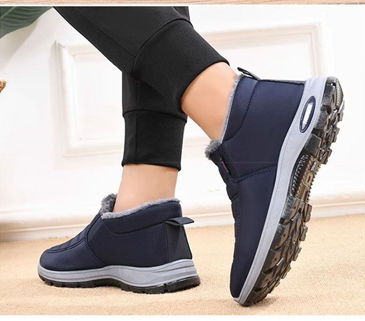 🔥【Speciální sleva 50 %】【35–48】Unisex zimní boty s hřejivou plyšovou podšívkou – teplé, pohodlné a protiskluzové do chladného počasí-4189363