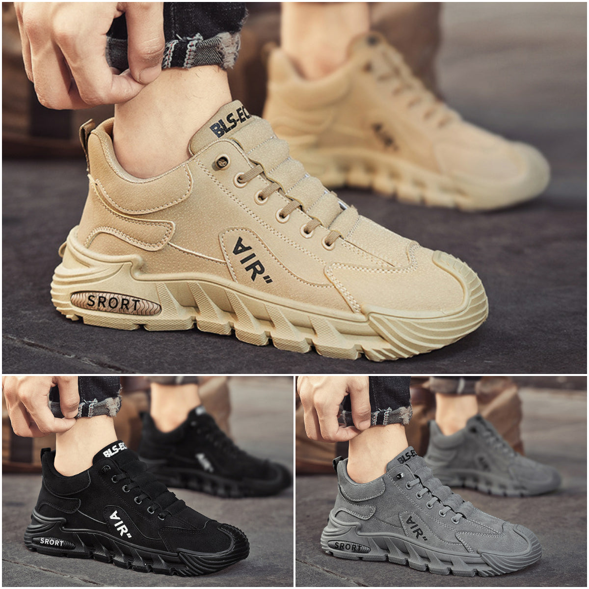 🔥✨【Ultima zi, reducere de 50%】🥾【39-44】Pantofi de bărbați de stil nou casual respirabili și confortabili, țesătură impermeabilă-4039449