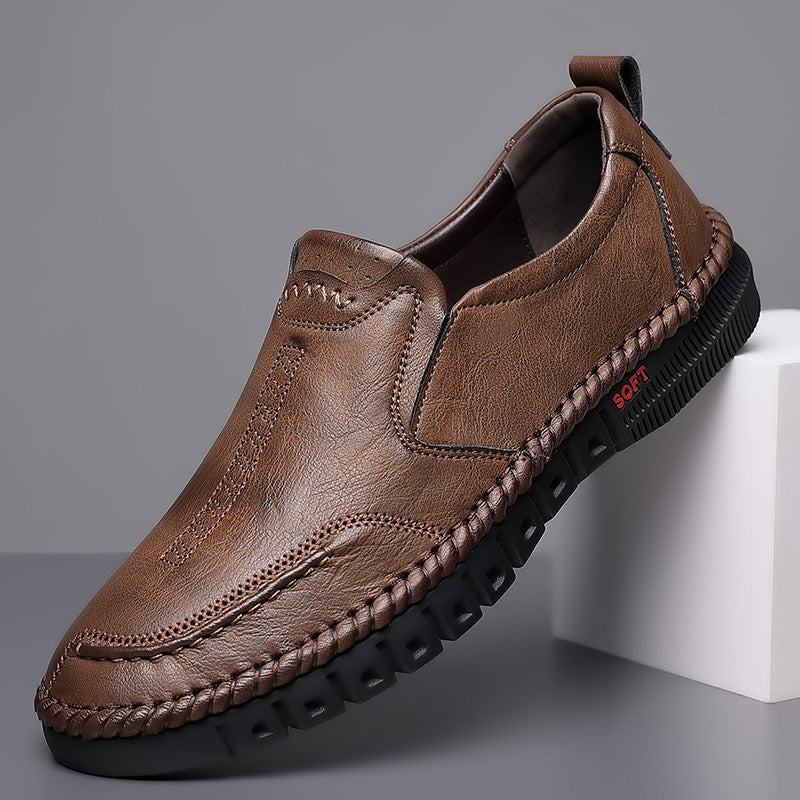🔥【39-44】Moški športni copati · Pravo usnje, mehak podplat, nedrseči in zračni · 50% popusta, omejena ponudba-4248860
