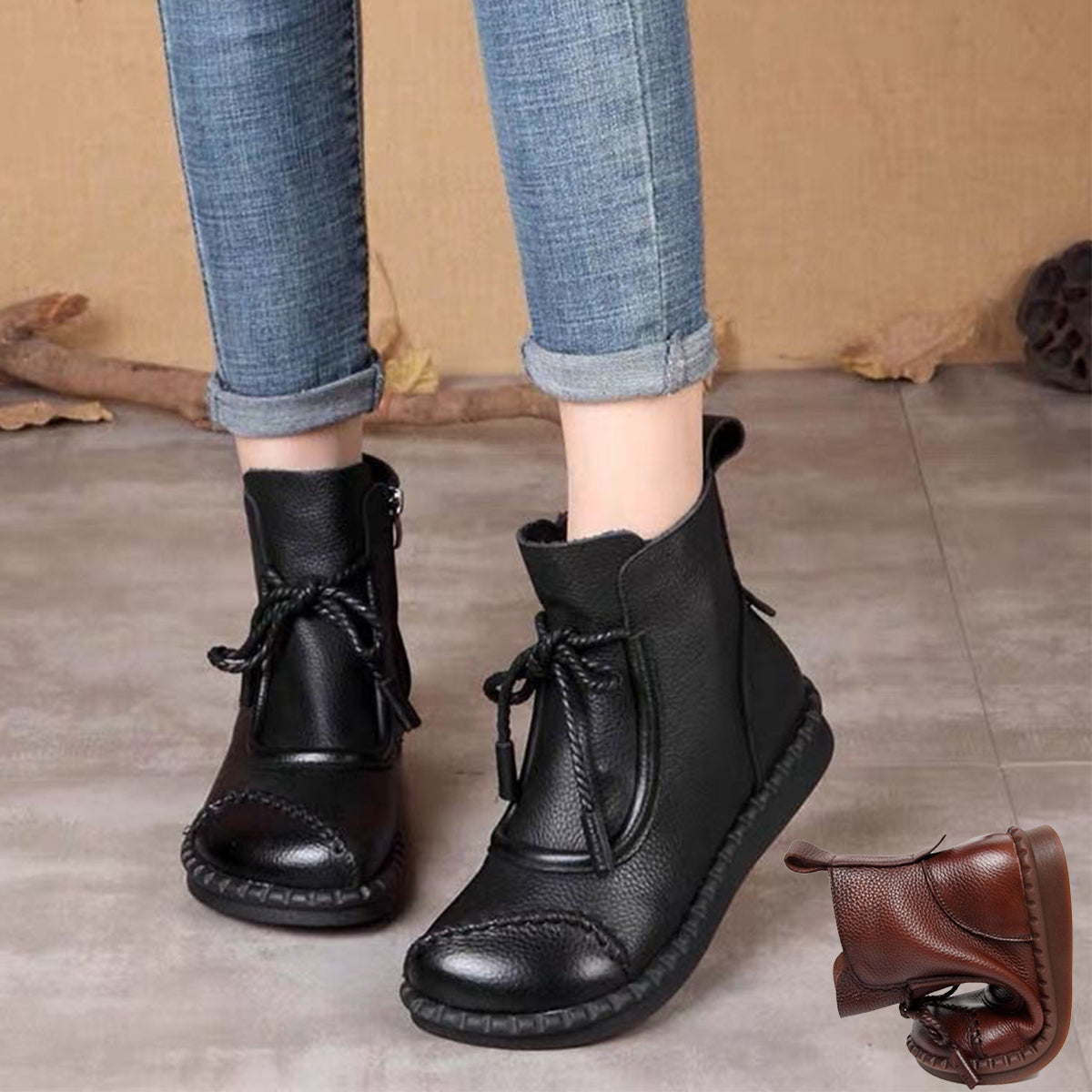 🔥【35-40】Pantofi noi din piele de vacă importați din Australia 2024