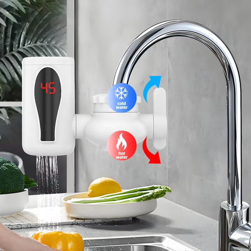 ⚡🚰Nova hitro segreta pipa za vodo s kuhinjskim priključkom, takojšnje segrevanje v treh sekundah, brez namestitve, električna pipa za vodo za gospodinjstvo