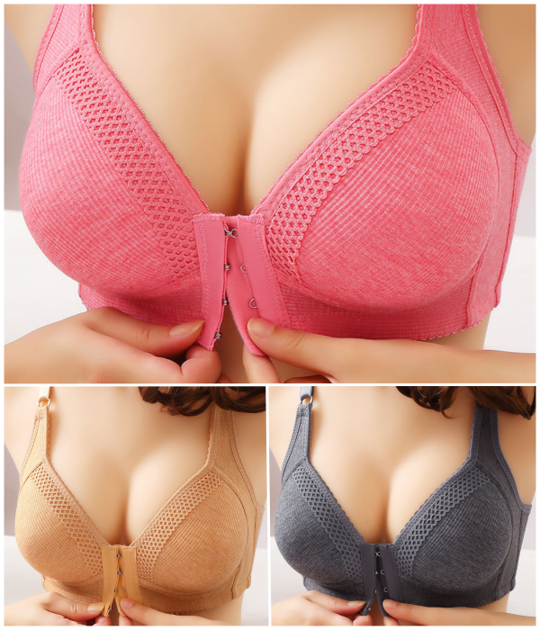👍👍Ograniczona czasowo zniżka🌺【3 sztuki】👙 Wysokiej jakości bezszwowy biustonosz push-up, modny, antypoślizgowy-4205951
