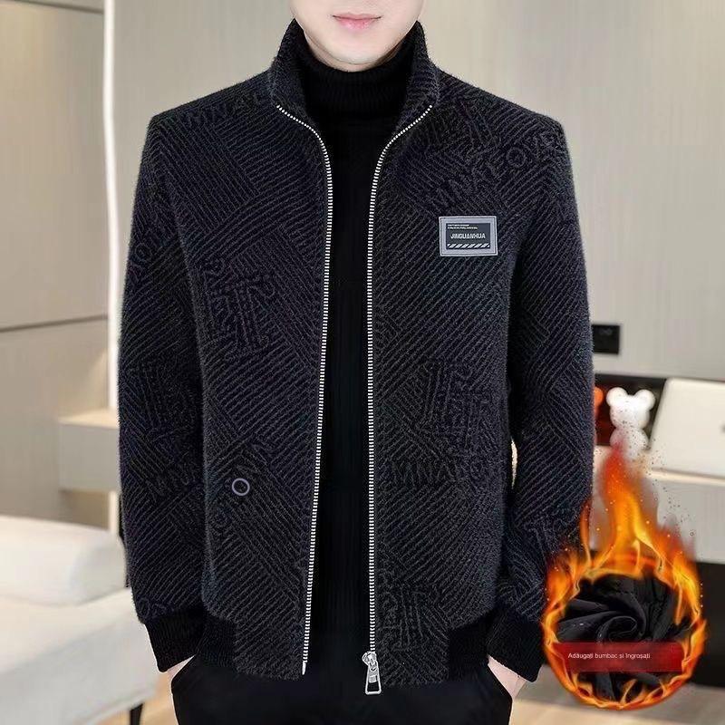 Explosive high end bărbați căptușit cald sacou