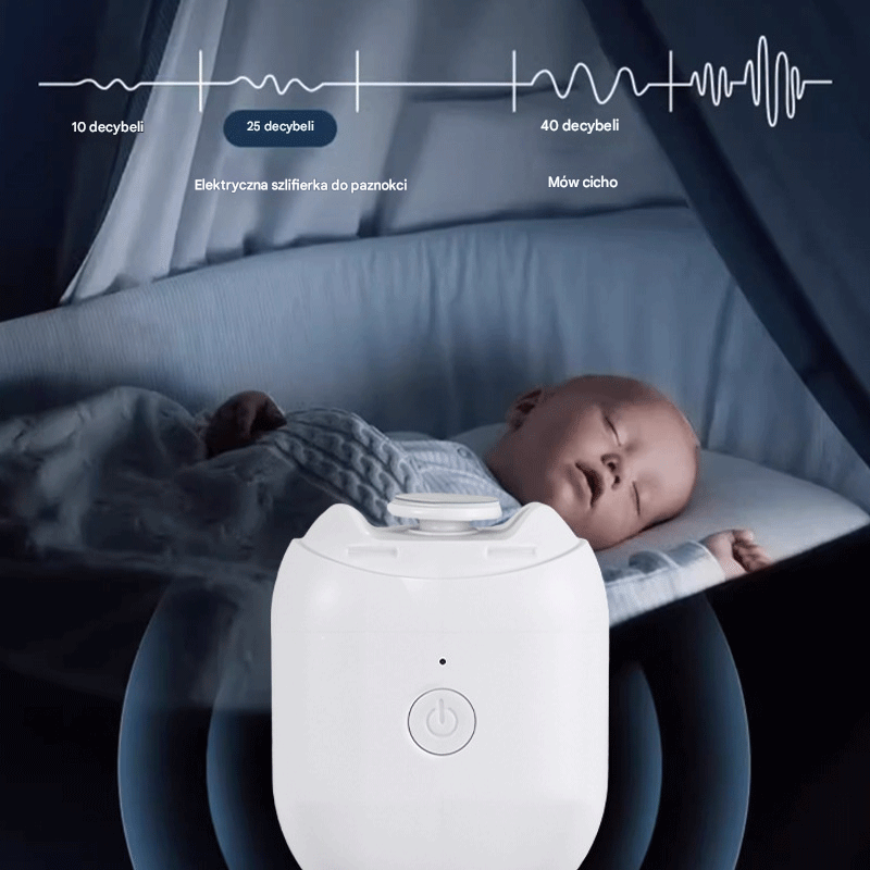 💅 Wyprzedaż! ✨ Automatyczny pilnik do paznokci (1 sztuka) do bezpiecznej i delikatnej pielęgnacji paznokci 👶🔧-4194246