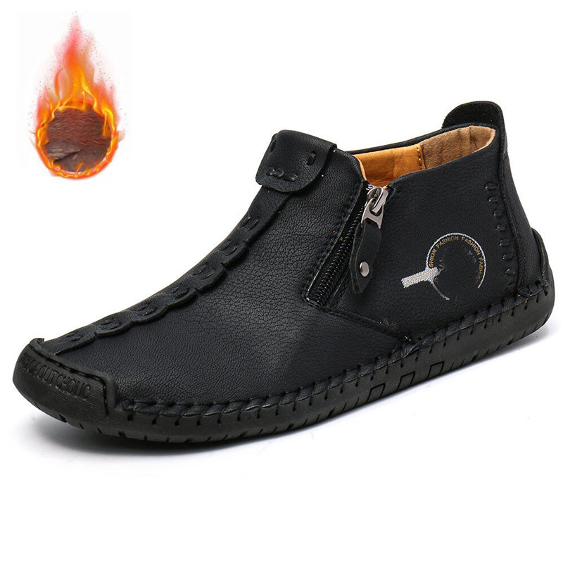 Nowe, męskie, zimowe, krótkie buty Martin z zamkiem, 2025【38-48】-4135771