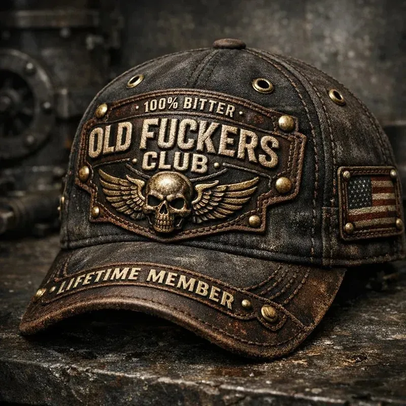 🔥🔥 Czapka baseballowa Old Fuckers Club Vintage-4209962