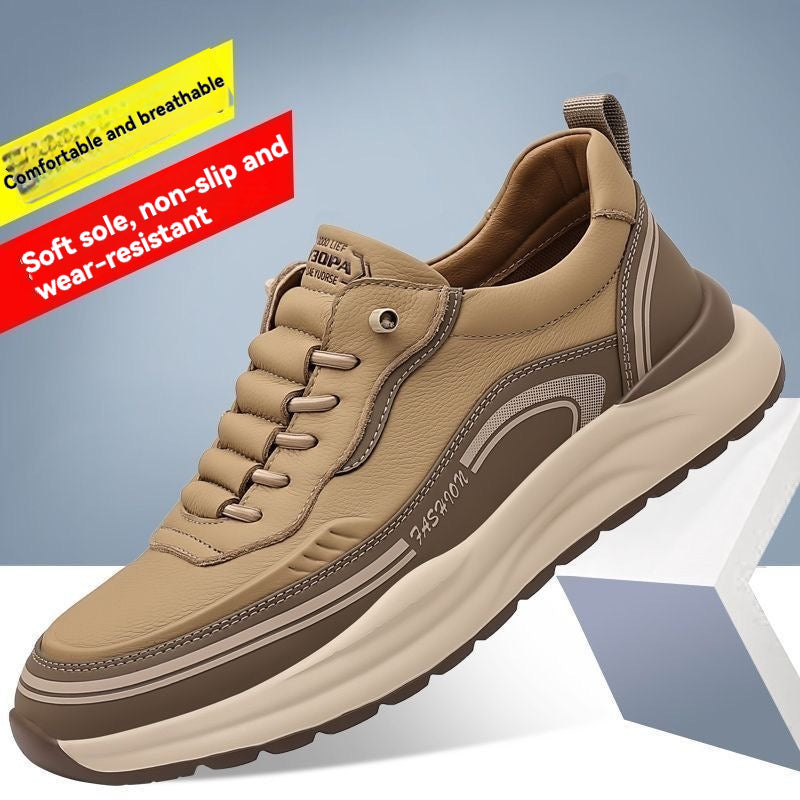 🔥【30%OFF】🔥[39-45]Pantofi sport din piele rezistentă la apă și murdărie, cu talpă moale pentru confort maxim-4007391