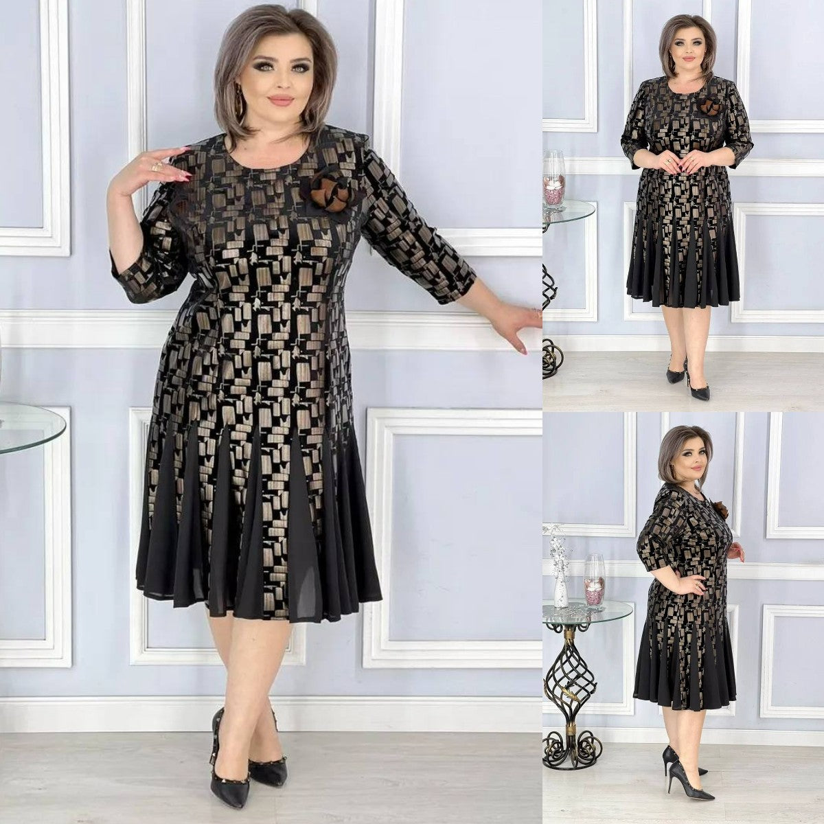 🎉💫【S-5XL】Cele mai noi rochii elegante de petrecere din 2025-3870353