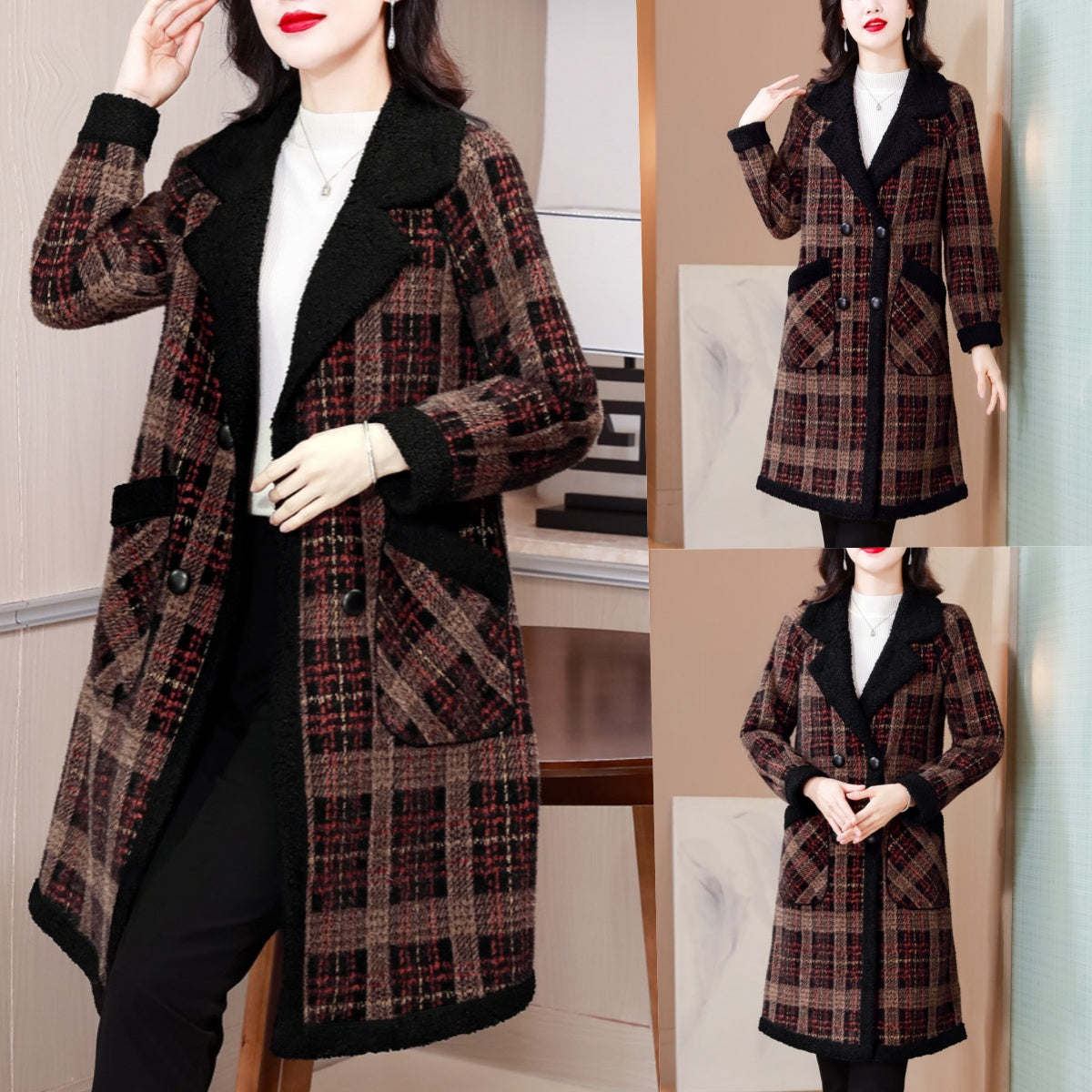 🥻【M-4XL】2024 jachetă de vânt îngroșată și caldă, la modă nouă✨