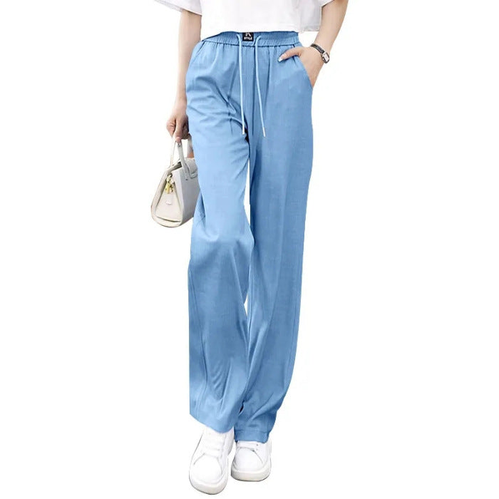 【Cumpără 1 Primește 1 gratuit】❤️【40-100kg】2025 noi pantaloni casual cu drapaj moale de înaltă calitate-3946860