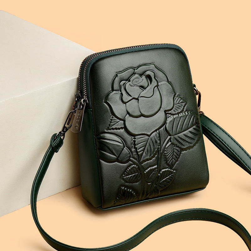 👜Nowa dwuwarstwowa torba na ramię z miękkiej skóry-4220890