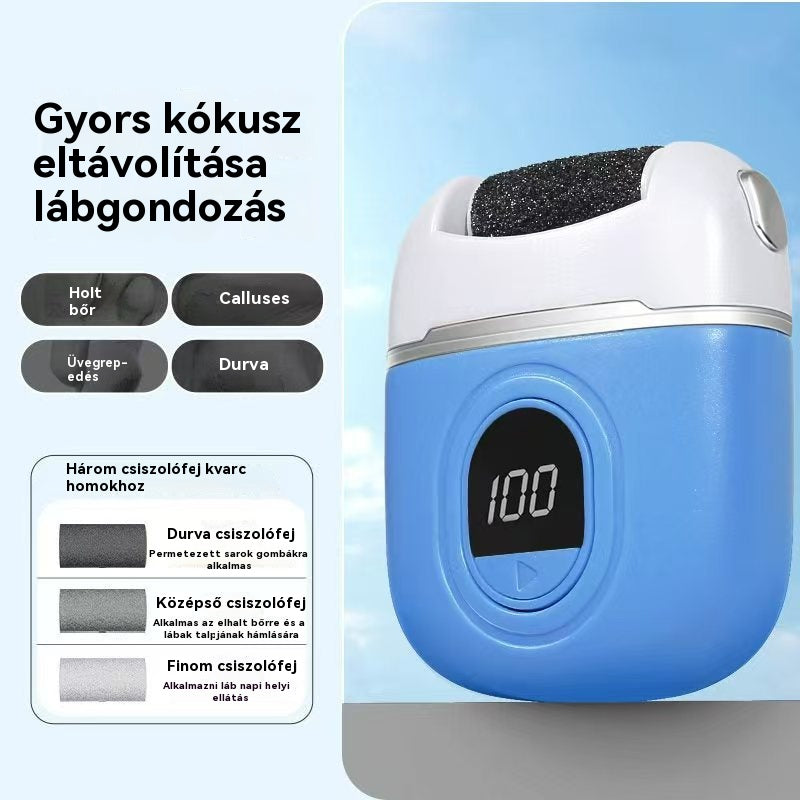🦶🛁✨ Új elektrós lábcsiszoló, halott bőr eltávolítása a hasadékokból, pedikürhez szánt elektrós lábcsiszoló
