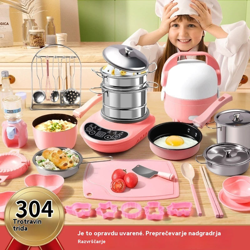 🔥 50% POPUSTA! 🎁 Pravi dječji mini kuhinjski set 🍳✨-4193268