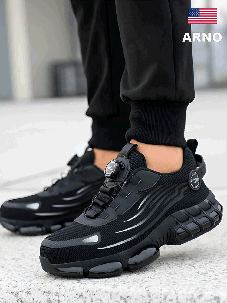 💥Knauf cizme de lucru casual de zi cu zi, rezistente la impact și perforare, cu vârf de oțel, pantofi de siguranță confortabili și anti-alunecare.-4001075