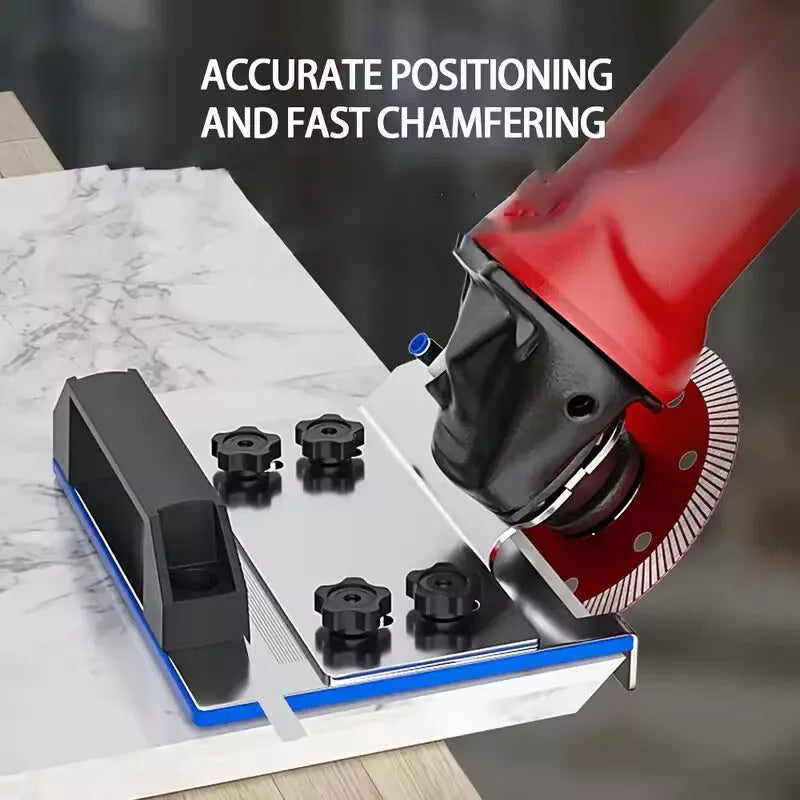 🔥👍Suport pentru polizor unghiular pentru tăierea țiglelor la 45° Chamfer, suport pentru polizor unghiular pentru tăierea țiglelor pentru polizoarele unghiulare de tip 100-4052837