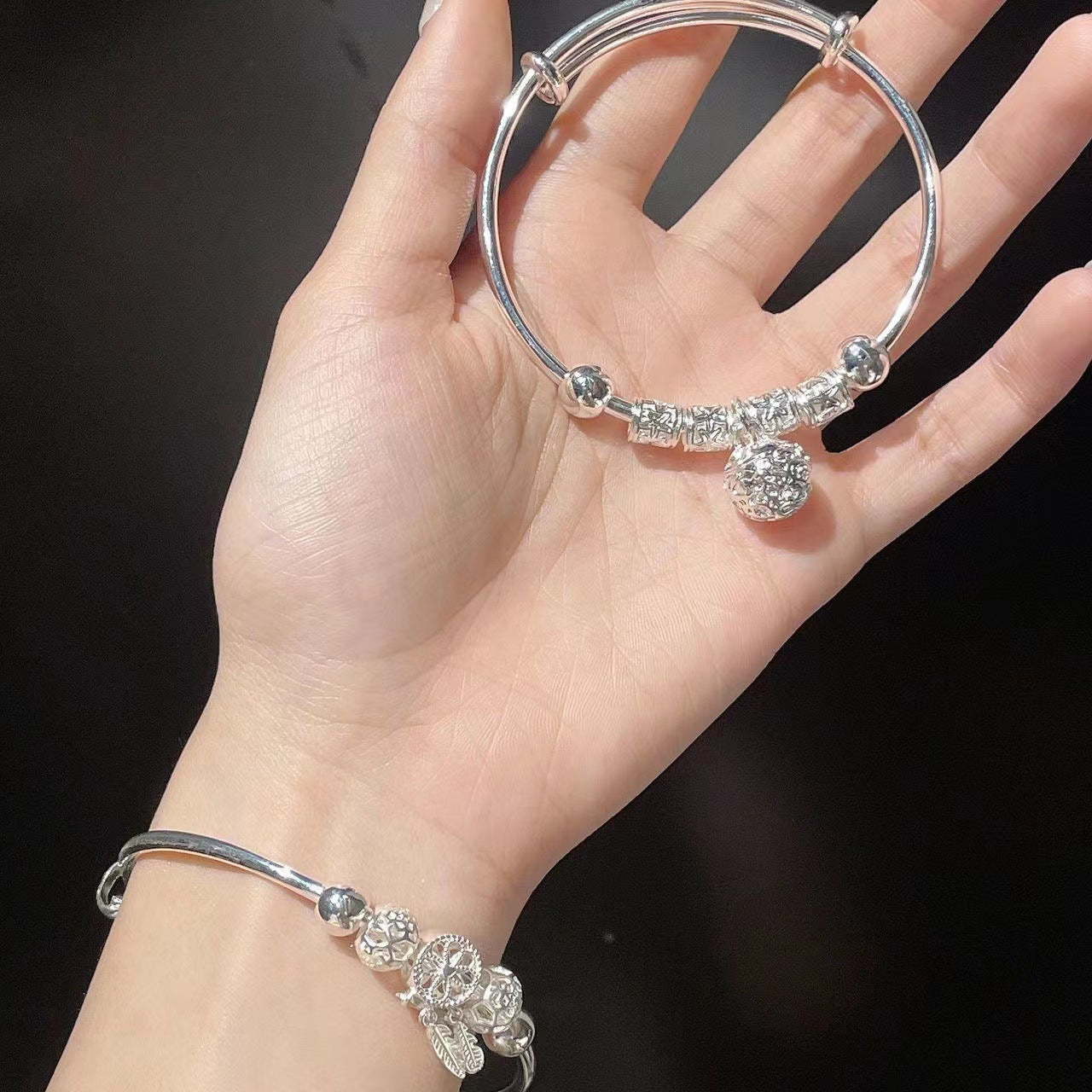 【30%OFF】✨【Cumpărați 1 obțineți 1 gratuit】Brățară reglabilă din argint 925-4025691