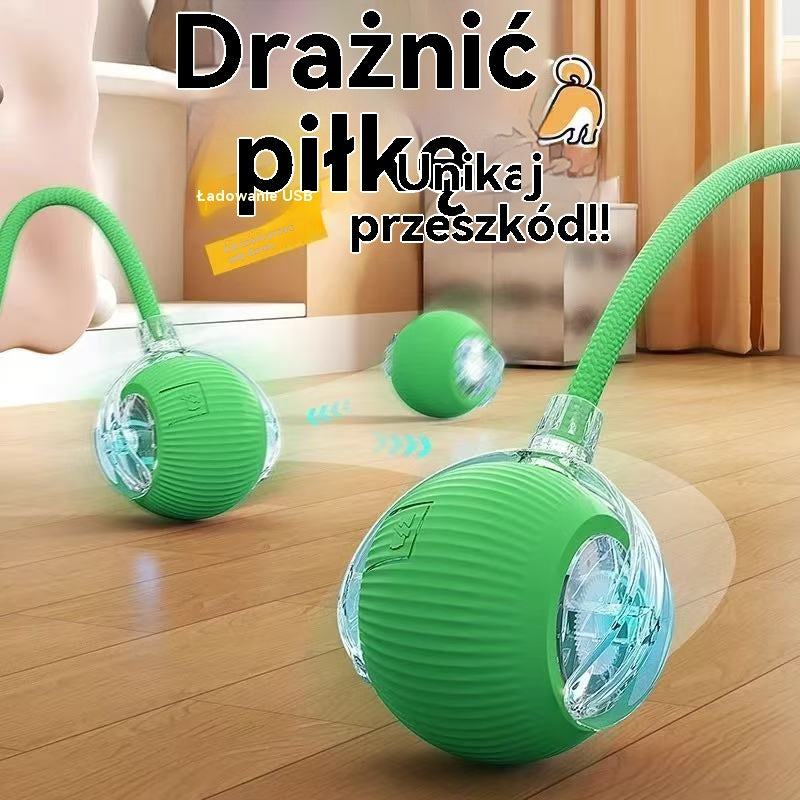 🐱🐕【Kup 1, otrzymaj 1 gratis】Inteligentna elektryczna piłka dla kota grawitacyjnego (wodoodporna)