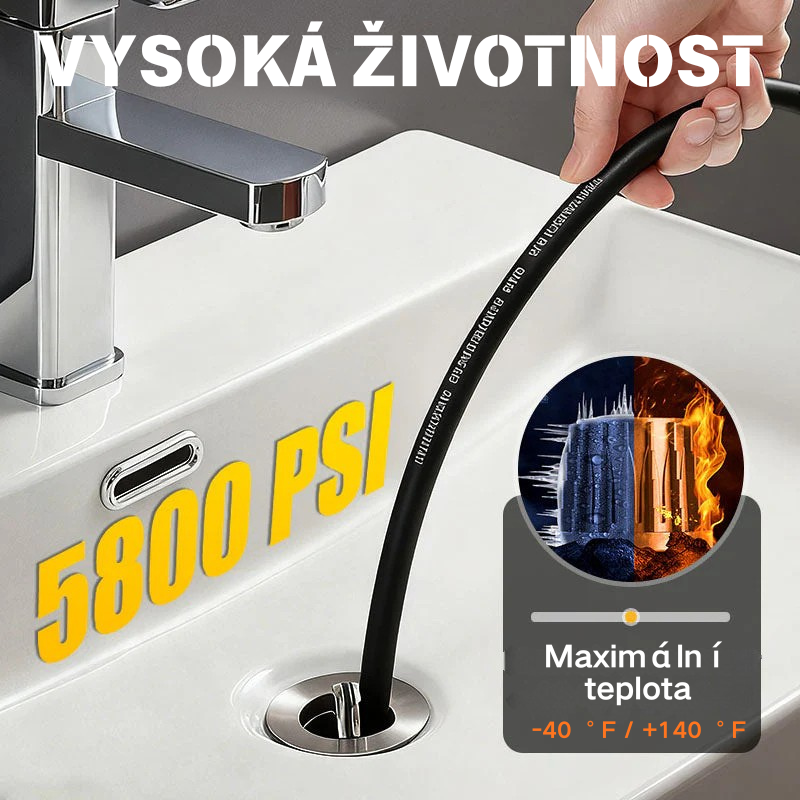 🔗Narzędzie do czyszczenia śmieci podłączane do myjni samochodowej 🚰Odkurzacz do śmieci w łazience/kuchni 🧹Silny strumień wody do szybkiego uwalniania, odporny na wysokie ciśnienie i szczelny 💧Niezbędny w każdym domu-4193300