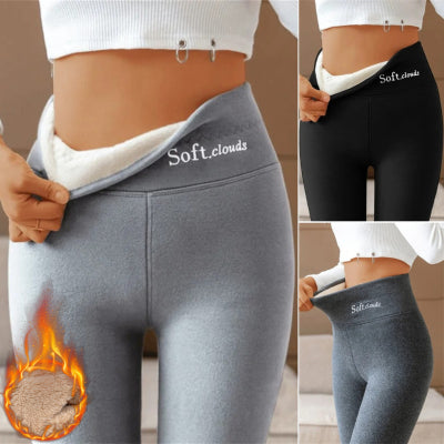 【🥶Kupite 1, dobite 1 gratis】🔥【S-5XL】Nove modne hlače z visokim pasom, tople hlače, bombažne hlače