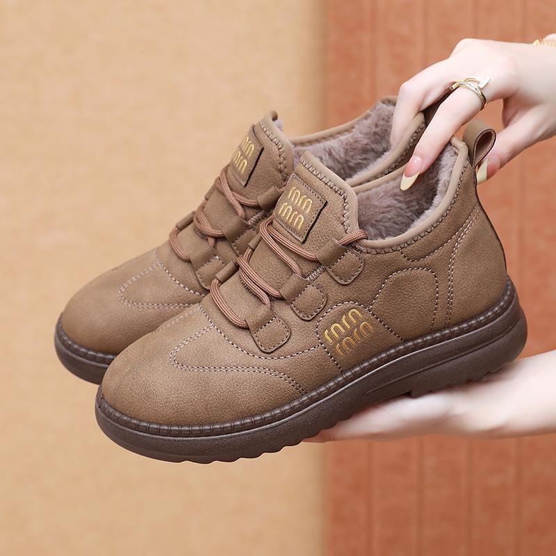 🔥【35-41】Zima 2025, nový styl sametových a silných teplých sněhulek, pohodlné a protiskluzové silné podrážky vám neunaví nohy-4189367