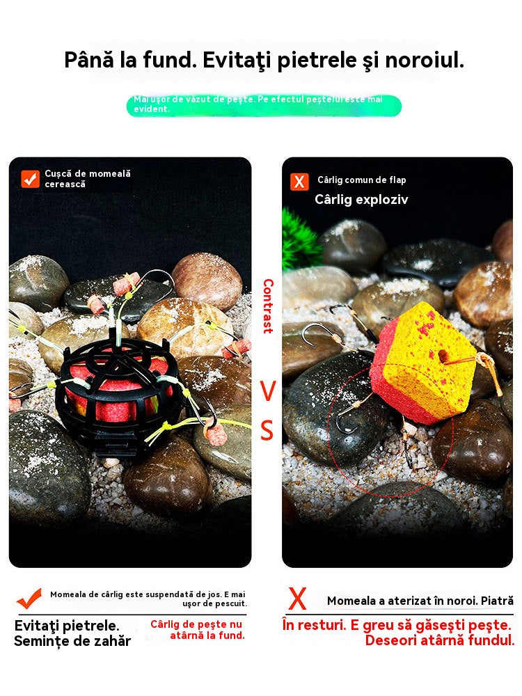 Nowa klatka na przynętę typu bottom-up, klatka na przynętę typu block-3999127