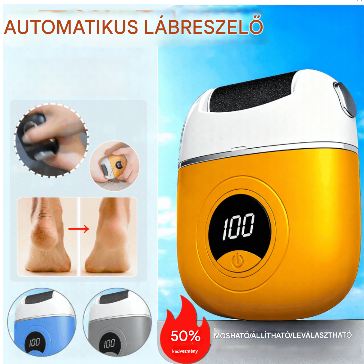 🦶🛁✨ Új elektrós lábcsiszoló, halott bőr eltávolítása a hasadékokból, pedikürhez szánt elektrós lábcsiszoló