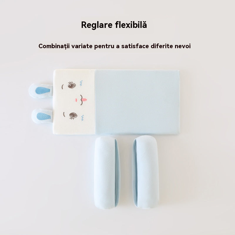 【Vârsta recomandată: 0-1 an】Pernă anti-înclinare pentru capul bebelușului-4032578