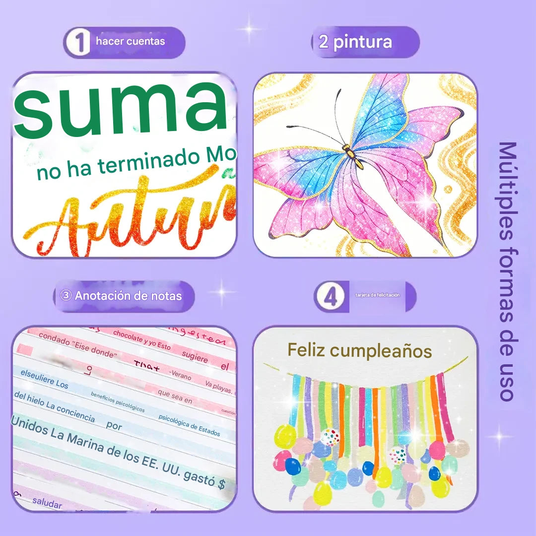 🔥✨️【12 kusů (dárková krabička s oboustranným uzávěrem a 24 barev)】🎨🖍️Sada dvoubodového bleskového osvětlení-4193270