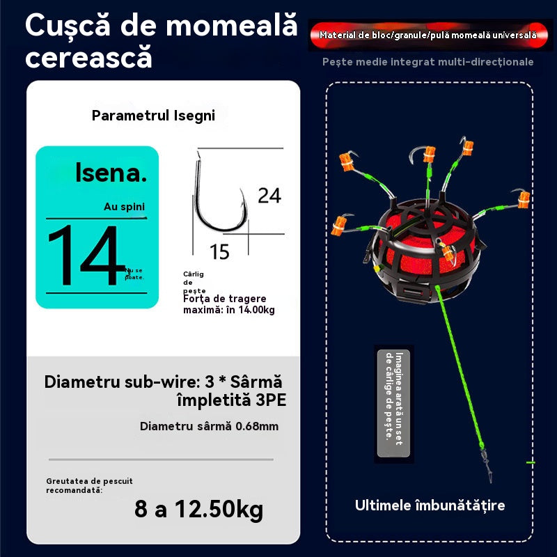 Nowa klatka na przynętę typu bottom-up, klatka na przynętę typu block-3999127