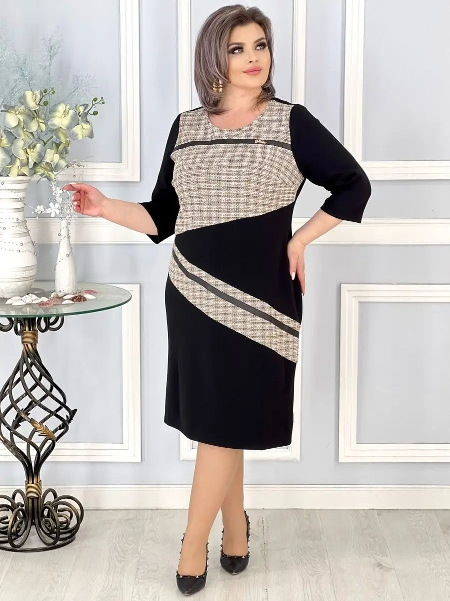 💖💖【S-5XL】]Noua rochie eleganta de inalta calitate pentru toamna si iarna-3855146
