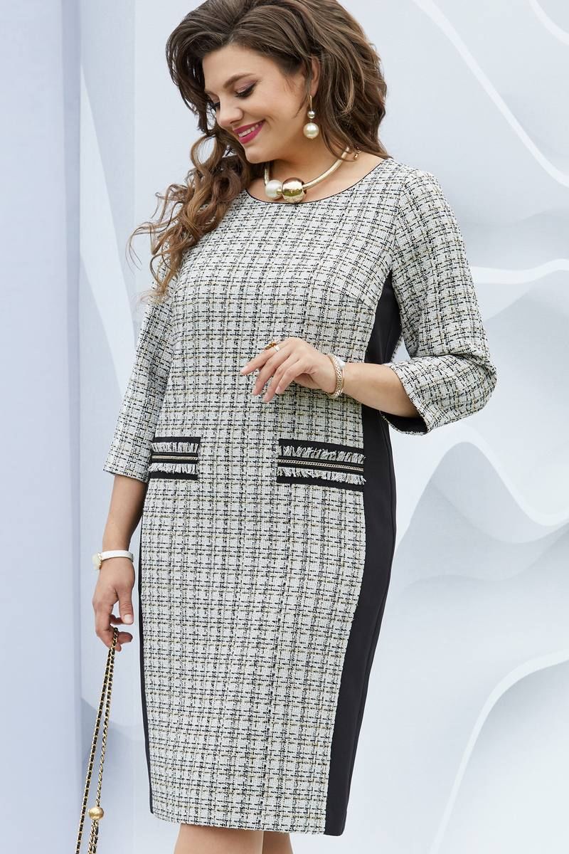 🍃【S-5XL】🍂Rochie în carouri în stil toamnă târziu-3840929