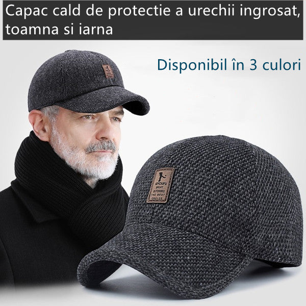🧢Capac cald de protectie a urechii ingrosat, toamna si iarna